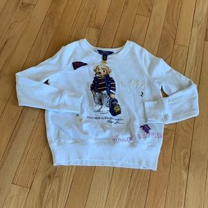 Good Condition- White Polo sweat shirt